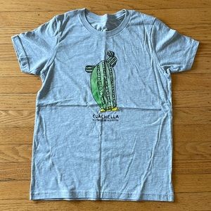 Coachella 2017 Festival Cactus Kids Tee Gray